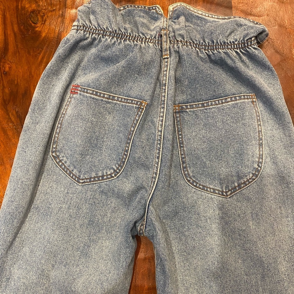 BDG Urban Outfitters Jeans Fold Over Paper Bag High Waist Mom Y2K Size 26 - Picture 10 of 11